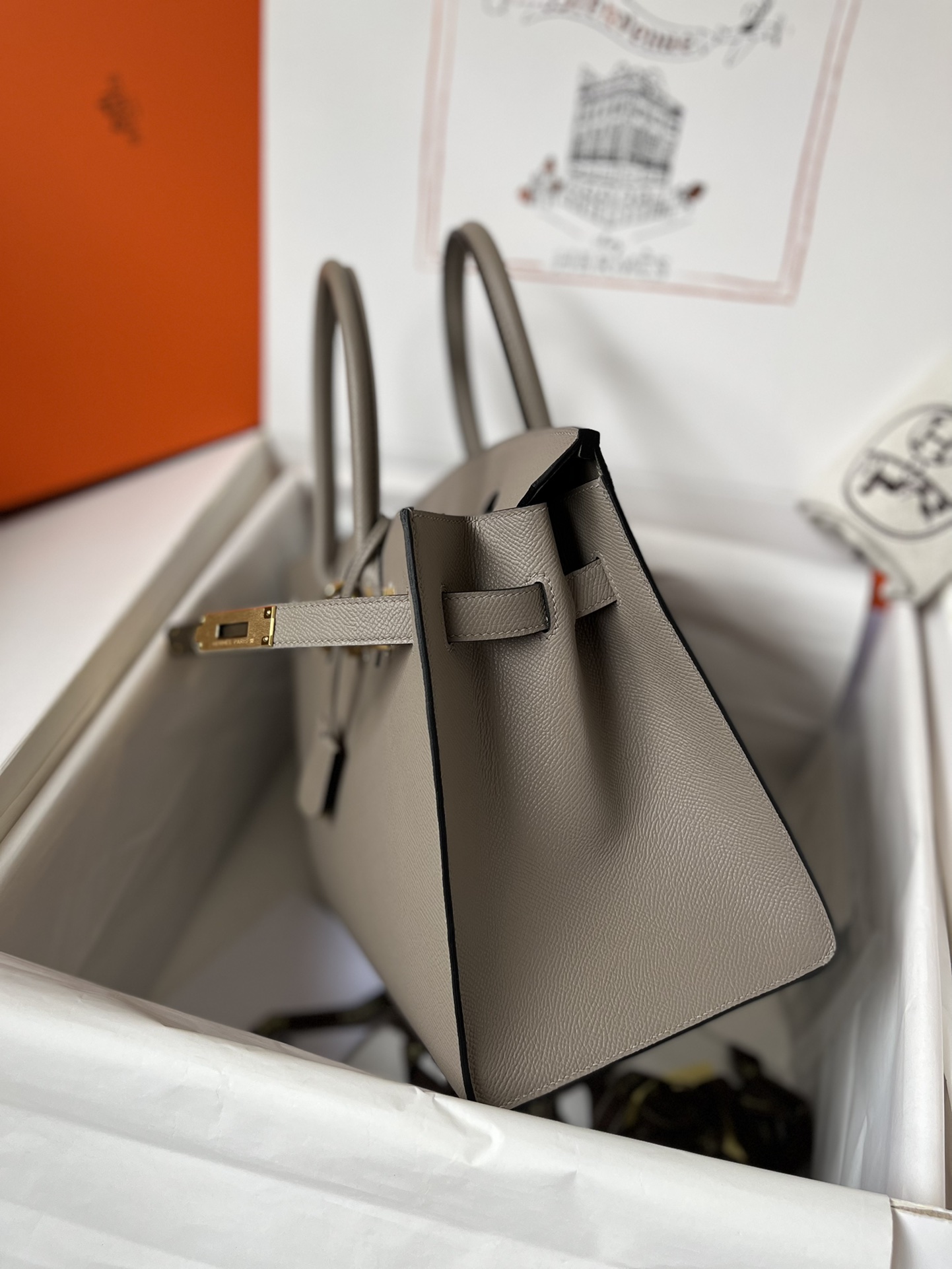 에르메스 버킨백30 에토프 금장 앱송